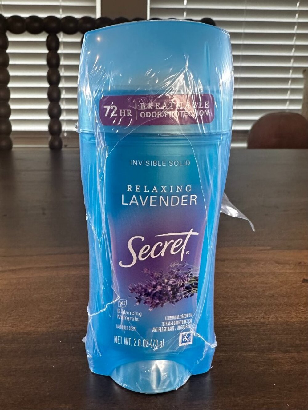 Two Secret Antiperspirant & Deodorant for Women - Lavender/Invisible Solid 2.6oz